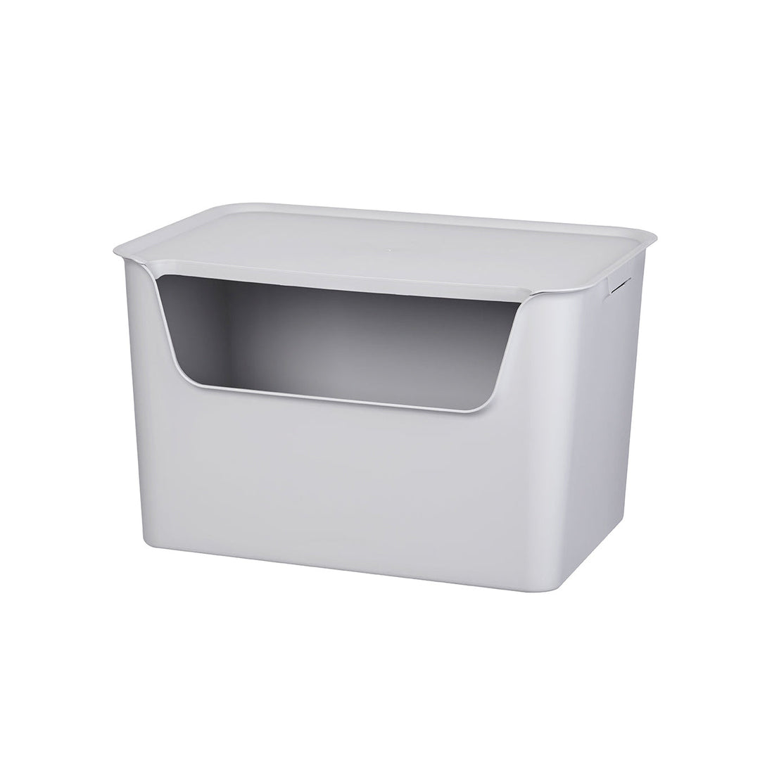 Litem | Multi Utility Storage  Box |Organizer  | 18 liters | Cool Grey | Living Box | For Office Home &amp; Kitchen