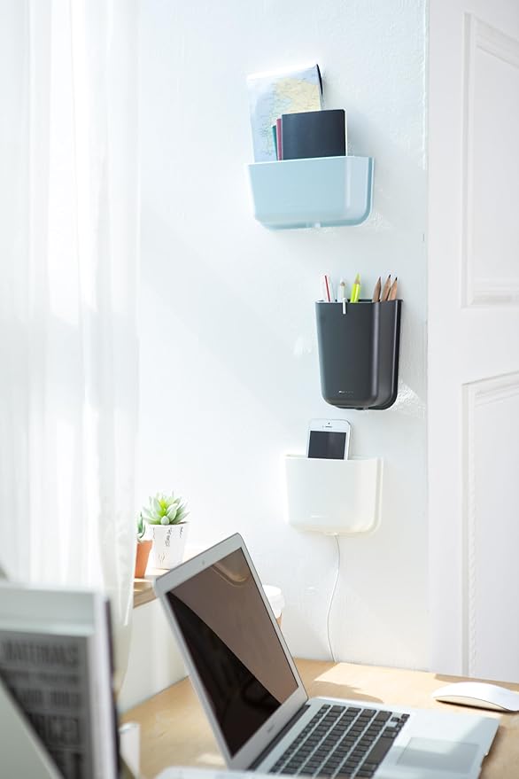 Litem | Wall Mounted | Organizer |  Mint | Myroom | For Office  Home &amp; Kitchen