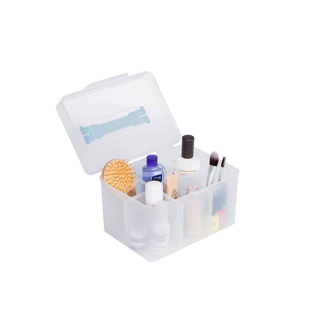 Litem | Multi Utility Storage Box With Lid | Orgnaizer | Smog |My Cube|  For Office &amp; Home