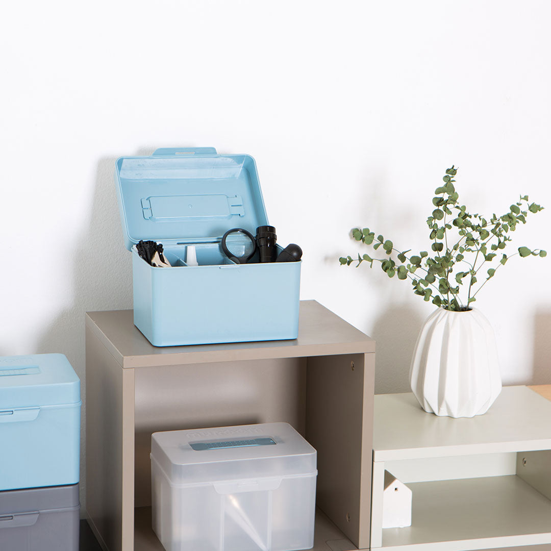 Litem | Multi Utility Storage Box With Lid | Orgnaizer | Smog |My Cube|  For Office &amp; Home