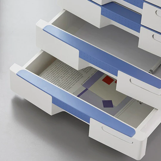 Sysmax | Lockable File Cabinet | 5 Drawers | Blue |New Max | For Office School  &amp; Hospital