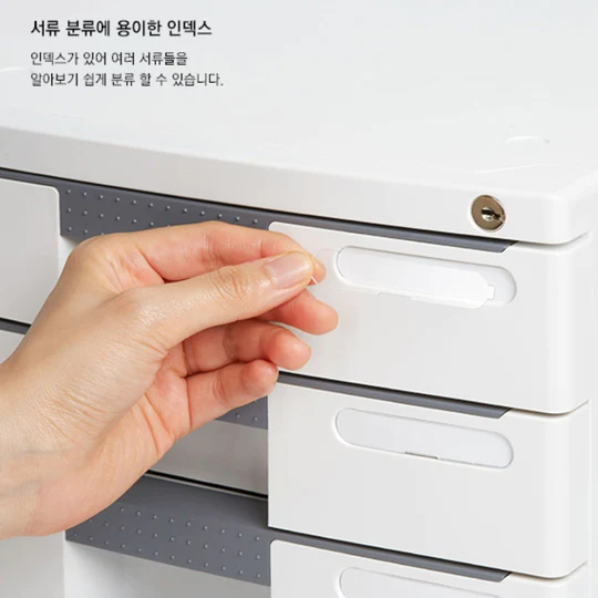 Sysmax | Lockable File Cabinet | 5 Drawers | Blue |New Max | For Office School  &amp; Hospital