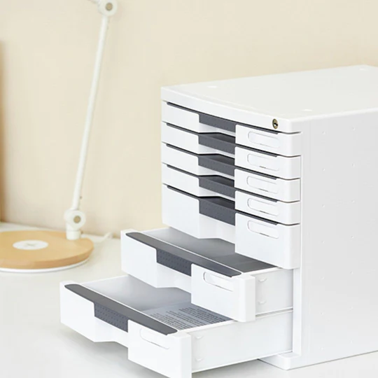 Sysmax | Lockable File Cabinet | 5 Drawers | Blue |New Max | For Office School  &amp; Hospital