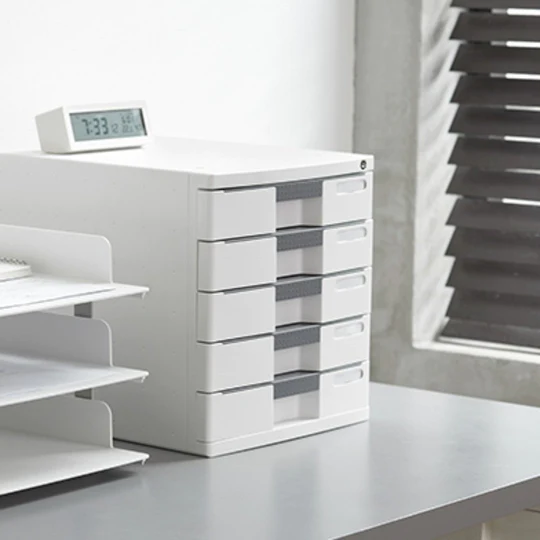 Sysmax | Lockable File Cabinet | 5 Drawers | Blue |New Max | For Office School  &amp; Hospital