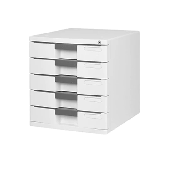Sysmax | Lockable File Cabinet | 5 Drawers | Grey |New Max | For Office School  &amp; Hospital