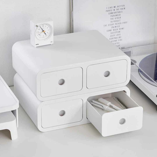 Sysmax | Storage Box | Monitor Stand | Dark Grey | For Office &amp; Home | Olio Box
