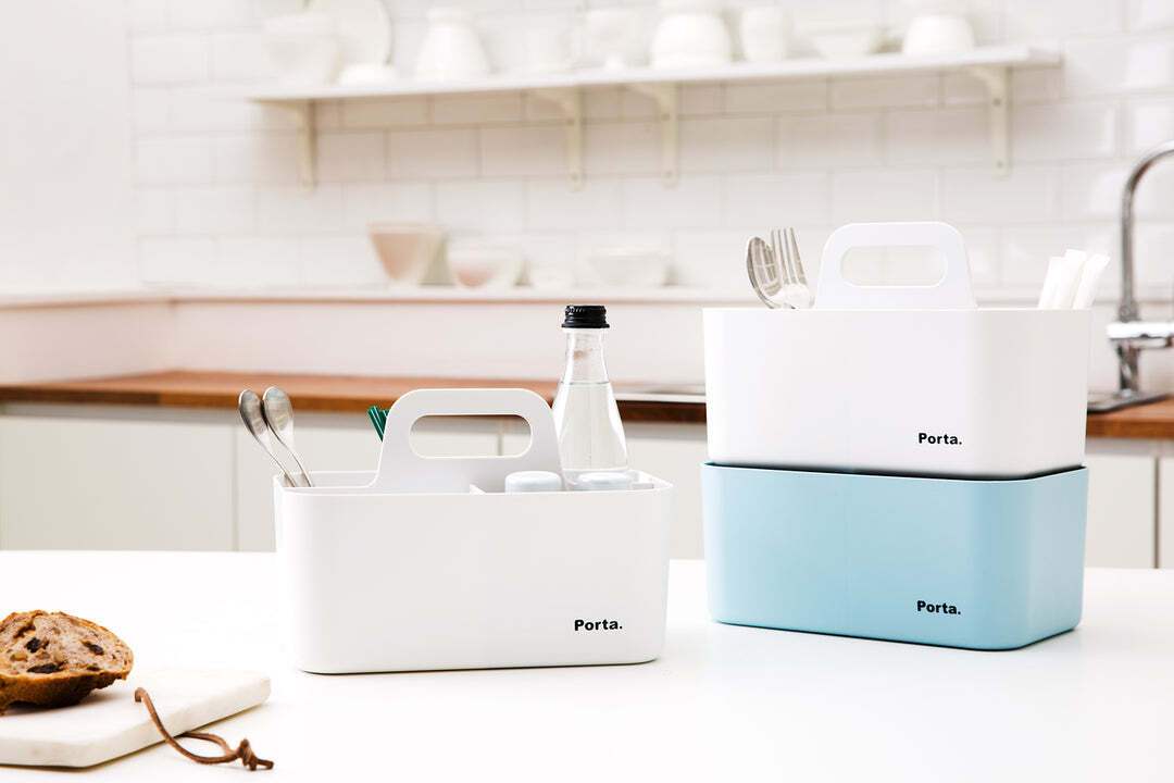 Litem | Portable | Stackable | Organizer | Yellow |Porta Compact |For Office Home & Kitchen