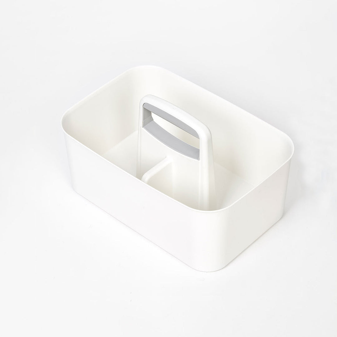 Litem | Portable Storage Organiser | Cool Grey &amp; Ivory | Porta Grande | For Office Home &amp; Kitchen