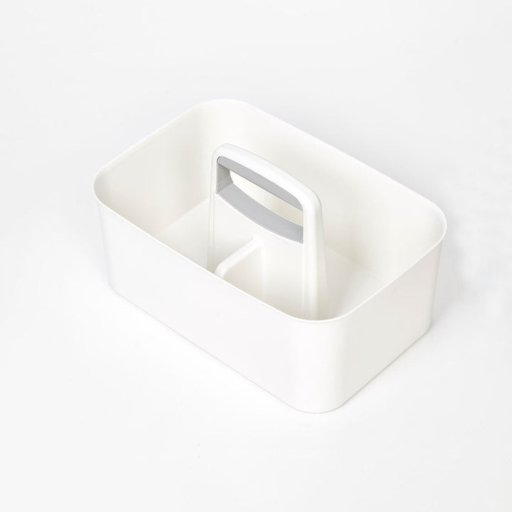 Litem | Portable Storage Organiser | Cool Grey &amp; Ivory | Porta Grande | For Office Home &amp; Kitchen