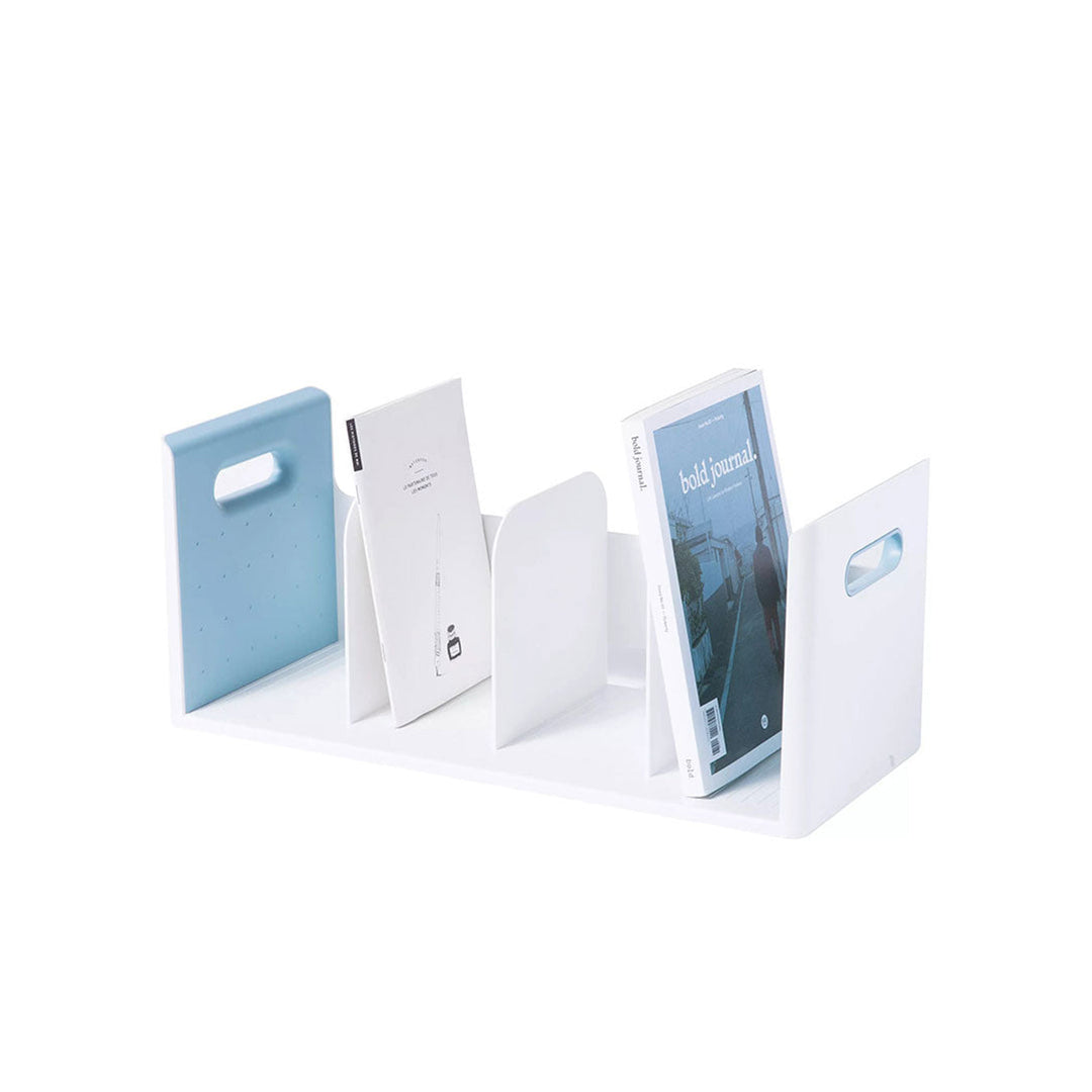 Litem | Book Rack | 4 Compartments | Organizer| Mint |Roomax