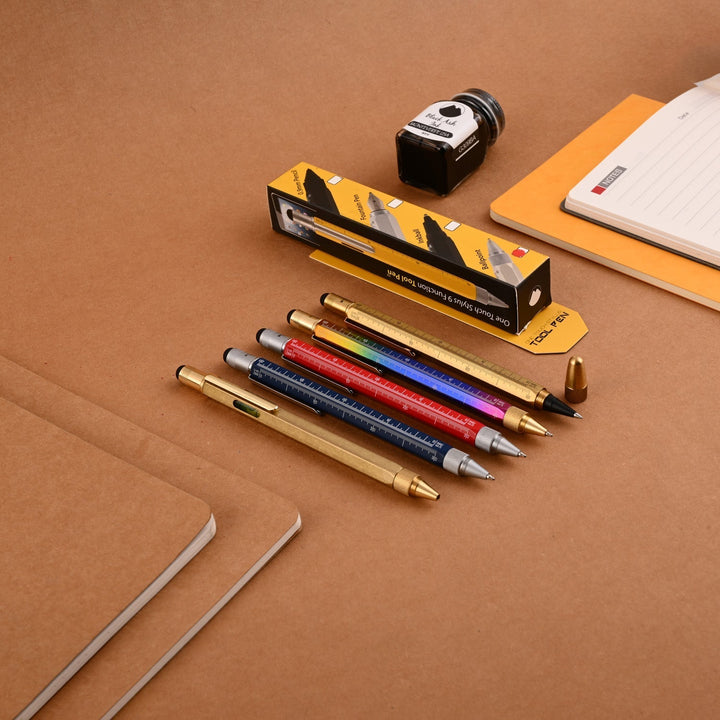 Monteverde 9 Function Tool Ball Pen - Black BT - Aarcaai