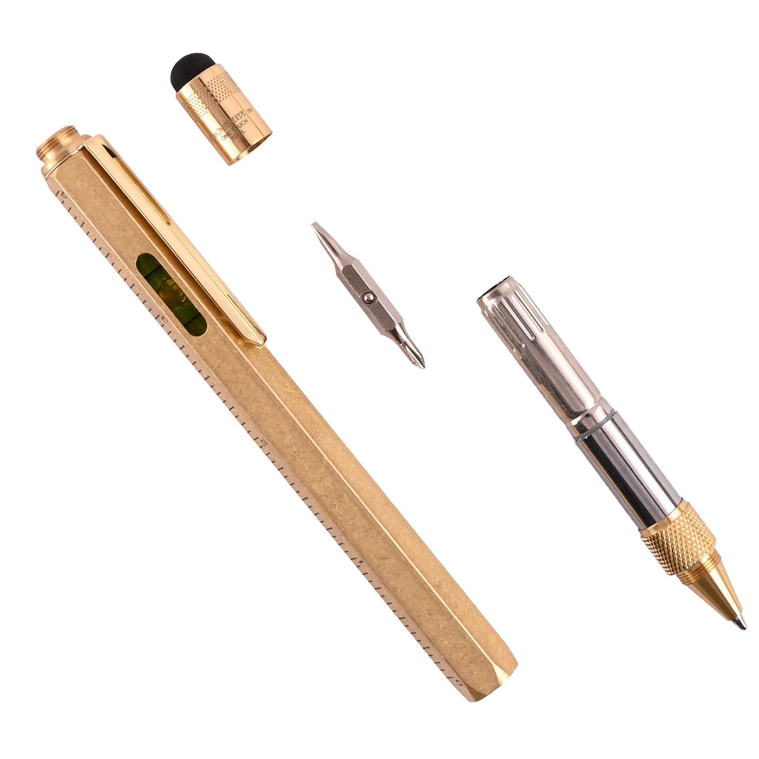 Monteverde 9 Function Tool Ball Pen - Brass GT - Aarcaai