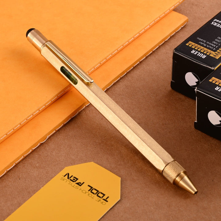 Monteverde 9 Function Tool Ball Pen - Brass GT - Aarcaai