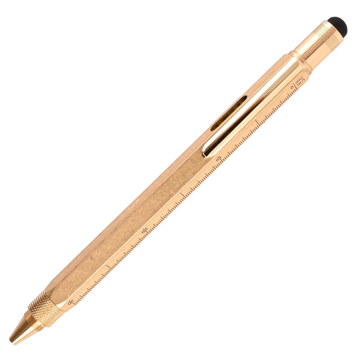 Monteverde 9 Function Tool Ball Pen - Brass GT - Aarcaai