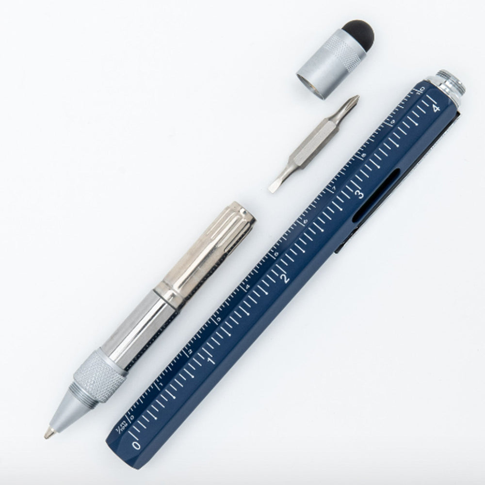 Monteverde 9 Function Tool Ball Pen - Navy Blue CT - Aarcaai