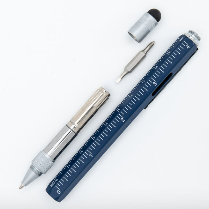 Monteverde 9 Function Tool Ball Pen - Navy Blue CT - Aarcaai
