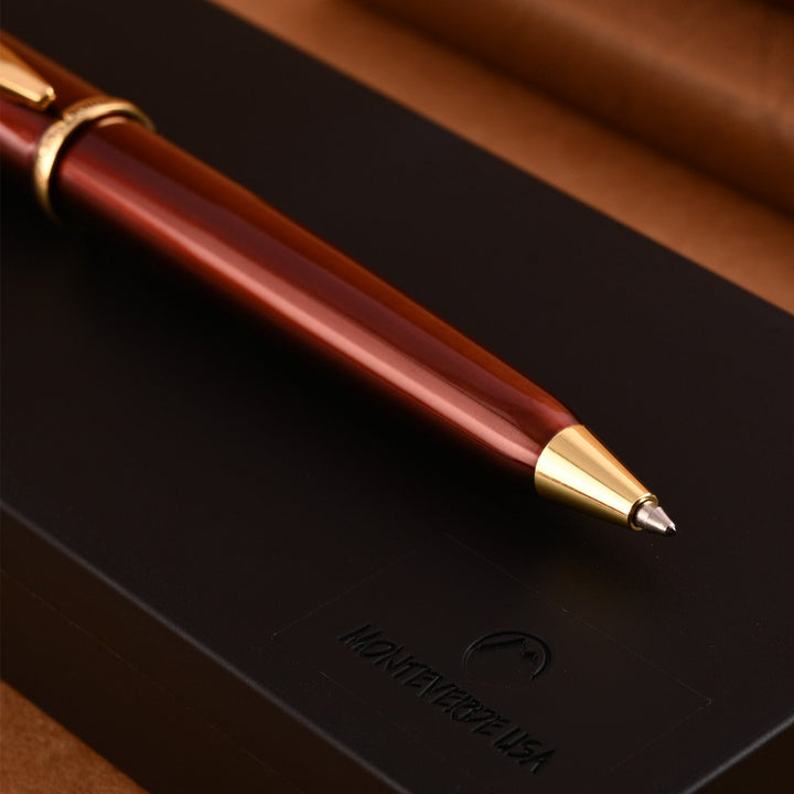 Monteverde Aldo Domani Ball Pen - Brown GT - Aarcaai