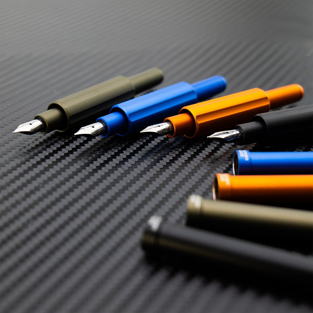 Monteverde Axis Fountain Pen - Matte Black - Aarcaai