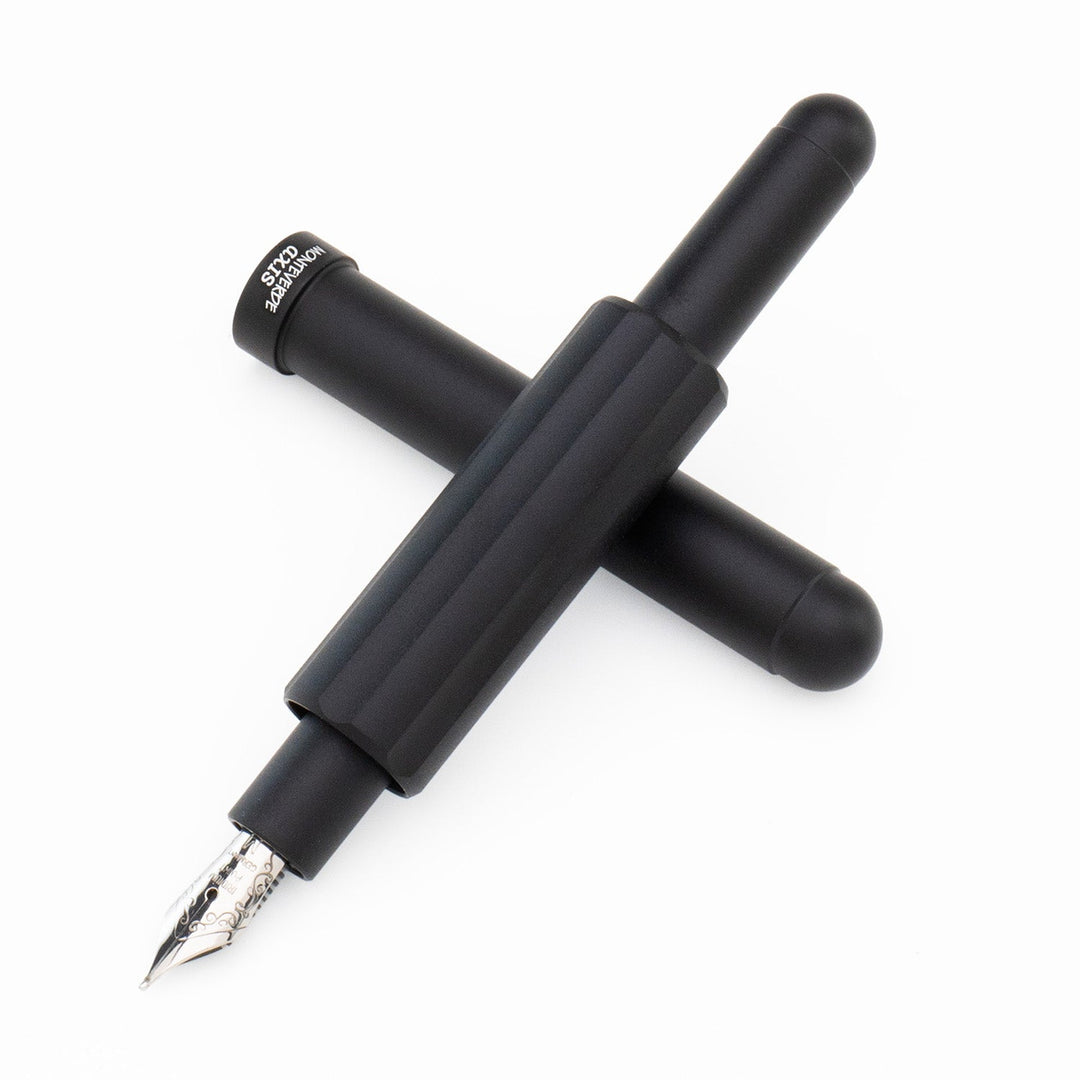 Monteverde Axis Fountain Pen - Matte Black - Aarcaai