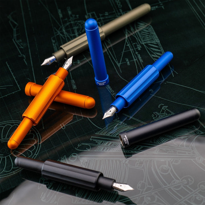 Monteverde Axis Fountain Pen - Matte Blue - Aarcaai