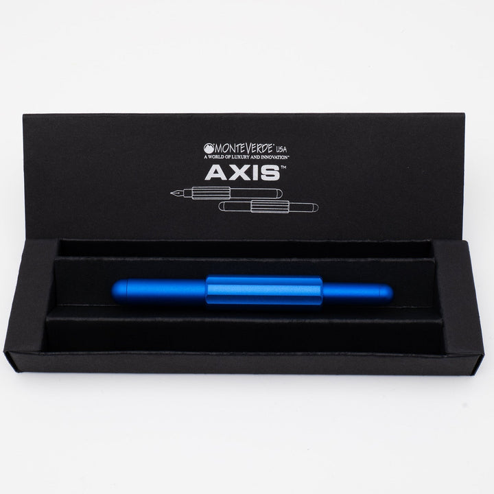 Monteverde Axis Fountain Pen - Matte Blue - Aarcaai
