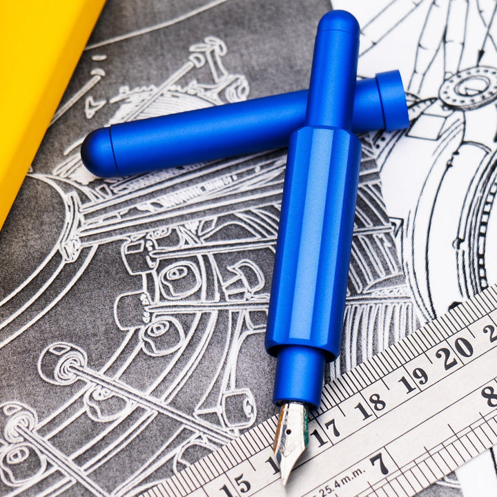 Monteverde Axis Fountain Pen - Matte Blue - Aarcaai