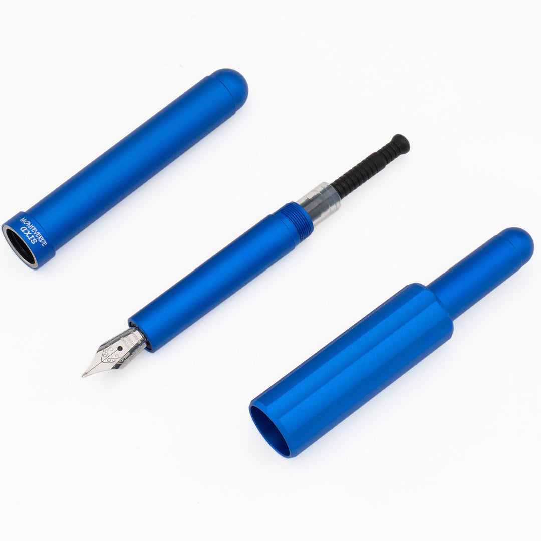 Monteverde Axis Fountain Pen - Matte Blue - Aarcaai