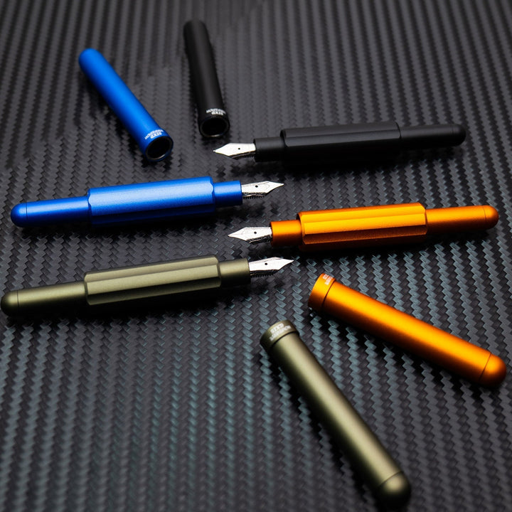 Monteverde Axis Fountain Pen - Matte Blue - Aarcaai