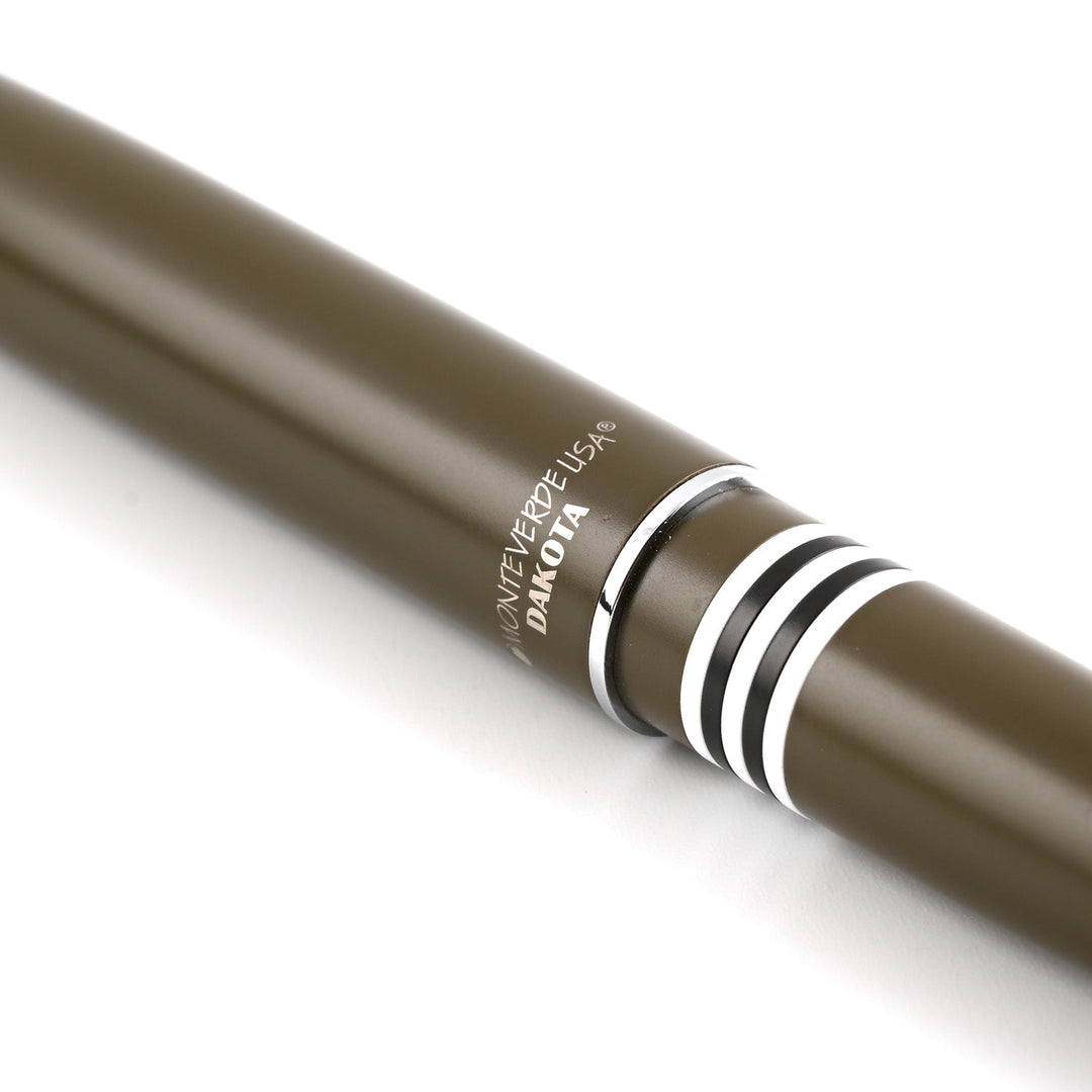 Monteverde Dakota Fountain Pen - Military Green CT - Aarcaai