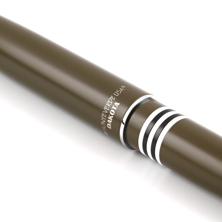 Monteverde Dakota Fountain Pen - Military Green CT - Aarcaai