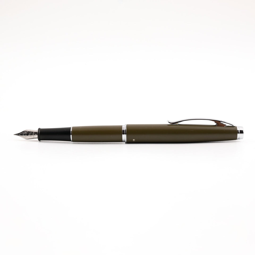 Monteverde Dakota Fountain Pen - Military Green CT - Aarcaai