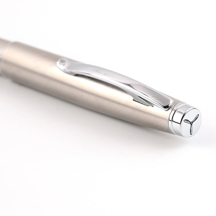 Monteverde Dakota Fountain Pen - Stainless Steel CT - Aarcaai