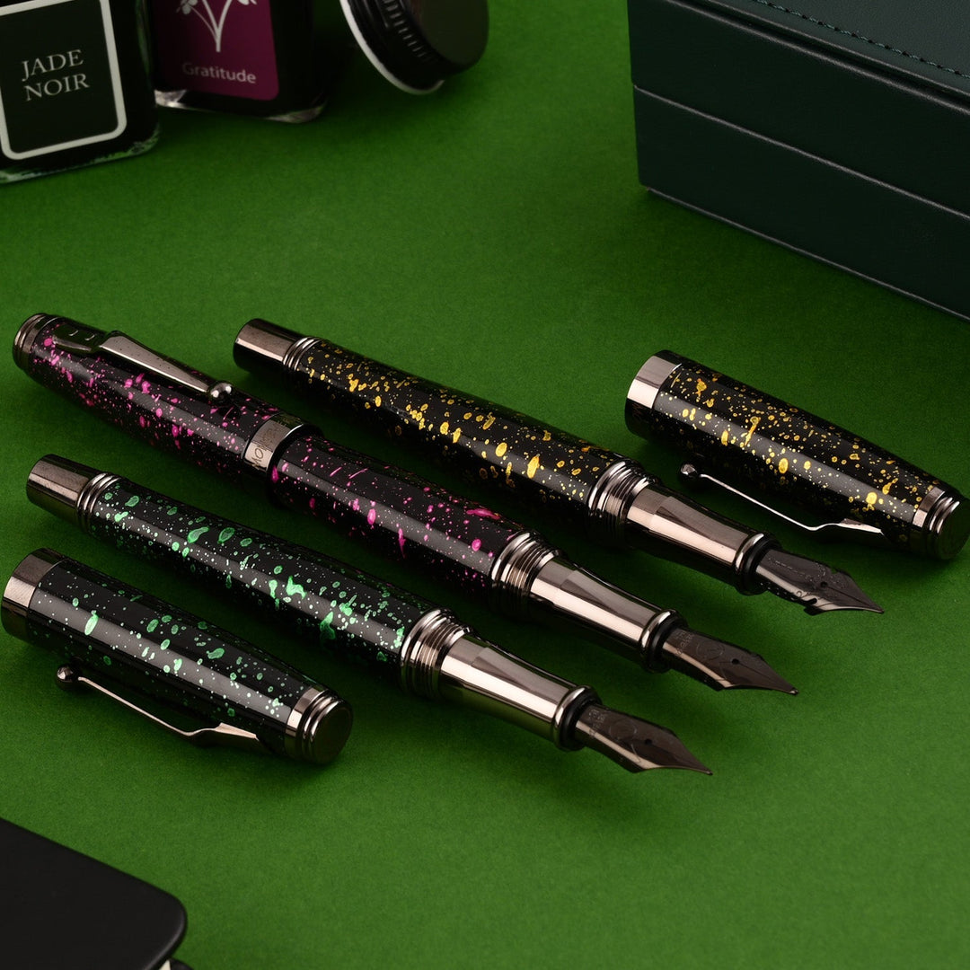 Monteverde Invincia Vega Fountain Pen - Starlight Yellow - Aarcaai