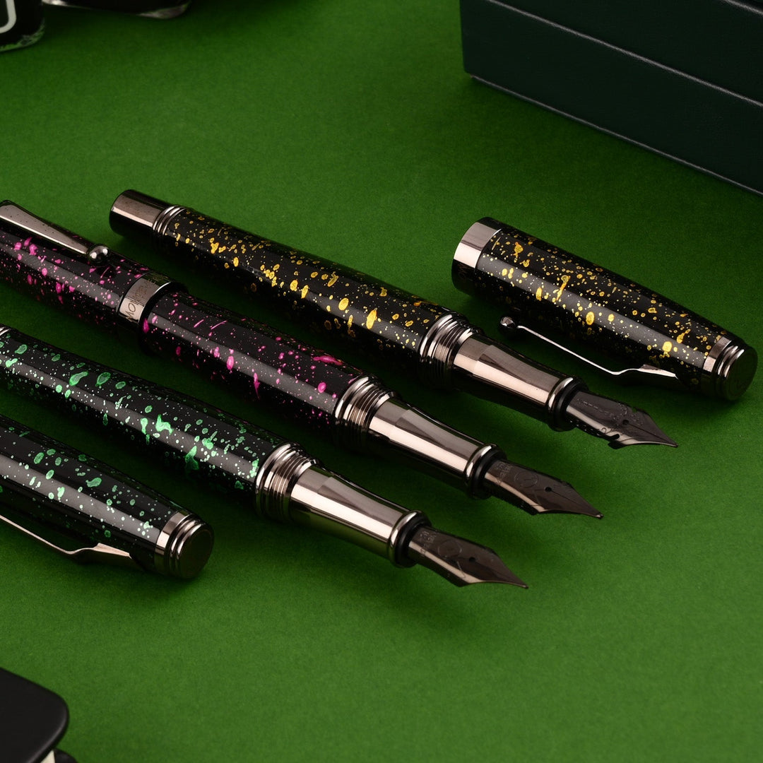 Monteverde Invincia Vega Fountain Pen - Starlight Yellow - Aarcaai