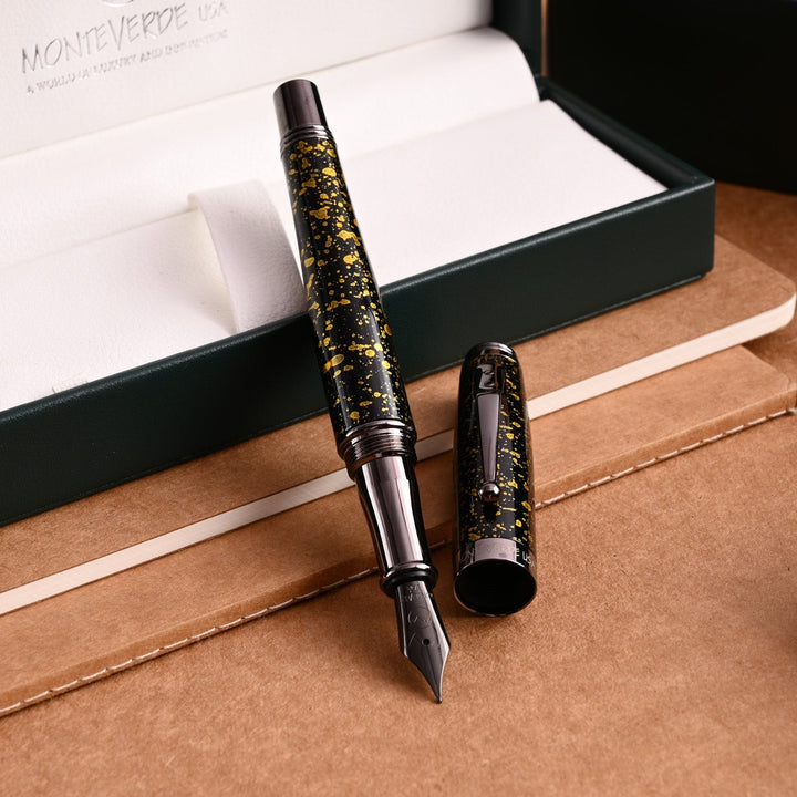 Monteverde Invincia Vega Fountain Pen - Starlight Yellow - Aarcaai