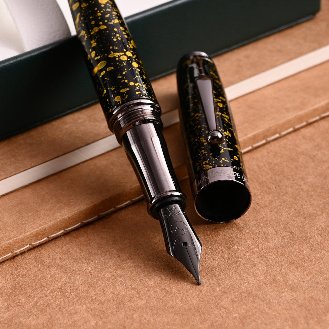 Monteverde Invincia Vega Fountain Pen - Starlight Yellow - Aarcaai