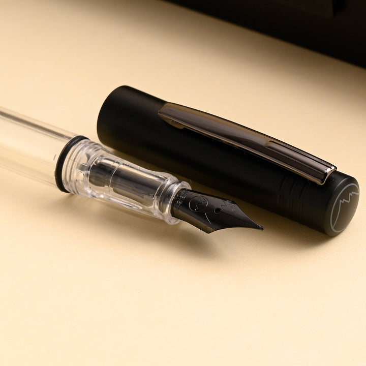 Monteverde MP1 Fountain Pen - Black Noir PVD - Aarcaai