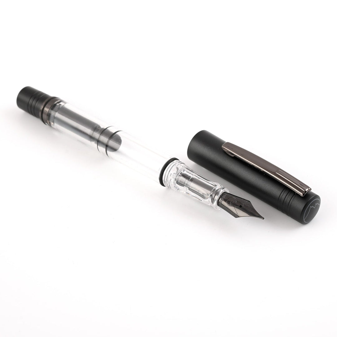 Monteverde MP1 Fountain Pen - Black Noir PVD - Aarcaai