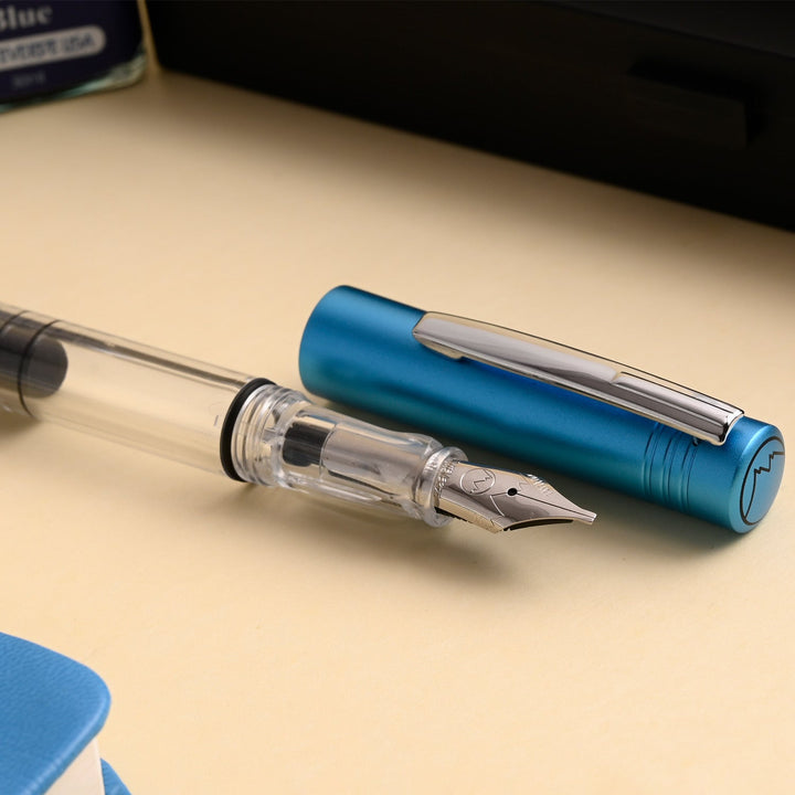 Monteverde MP1 Fountain Pen - Bright Blue CT - Aarcaai