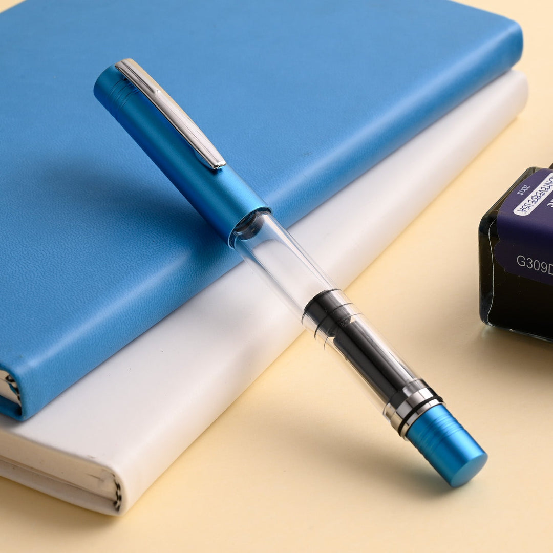 Monteverde MP1 Fountain Pen - Bright Blue CT - Aarcaai
