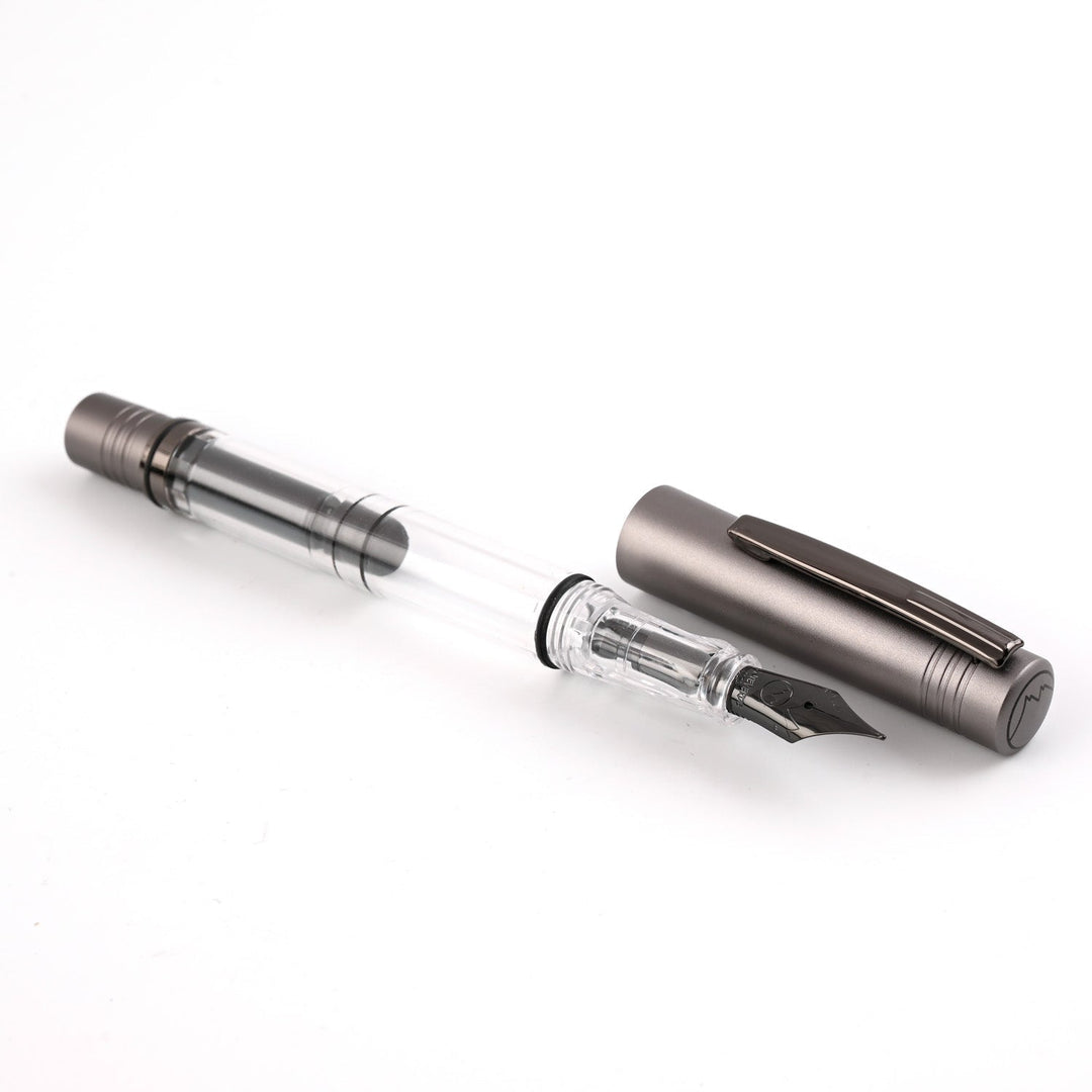Monteverde MP1 Fountain Pen - Coal Grey PVD - Aarcaai