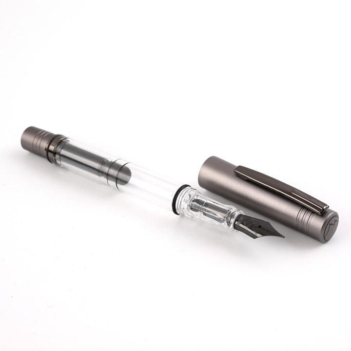 Monteverde MP1 Fountain Pen - Coal Grey PVD - Aarcaai