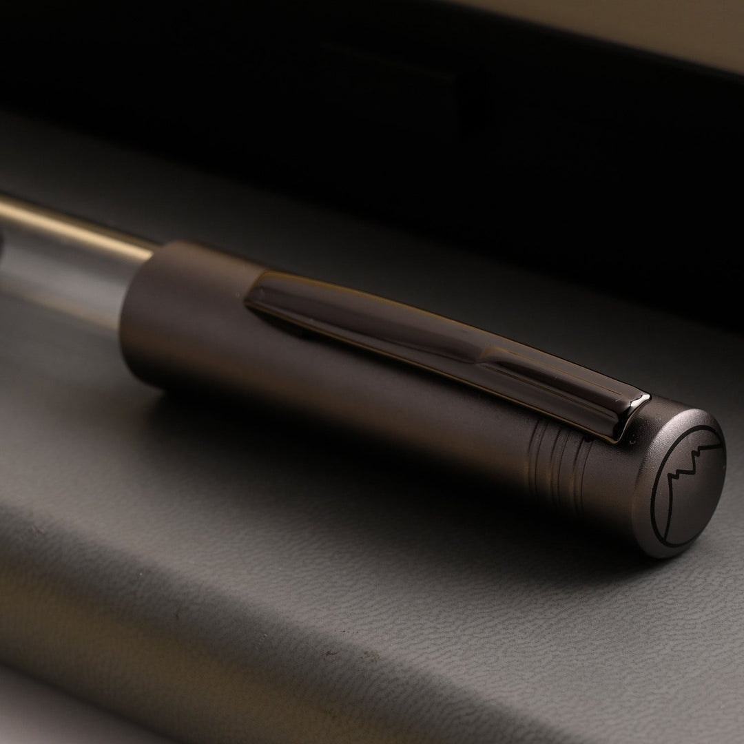 Monteverde MP1 Fountain Pen - Coal Grey PVD - Aarcaai