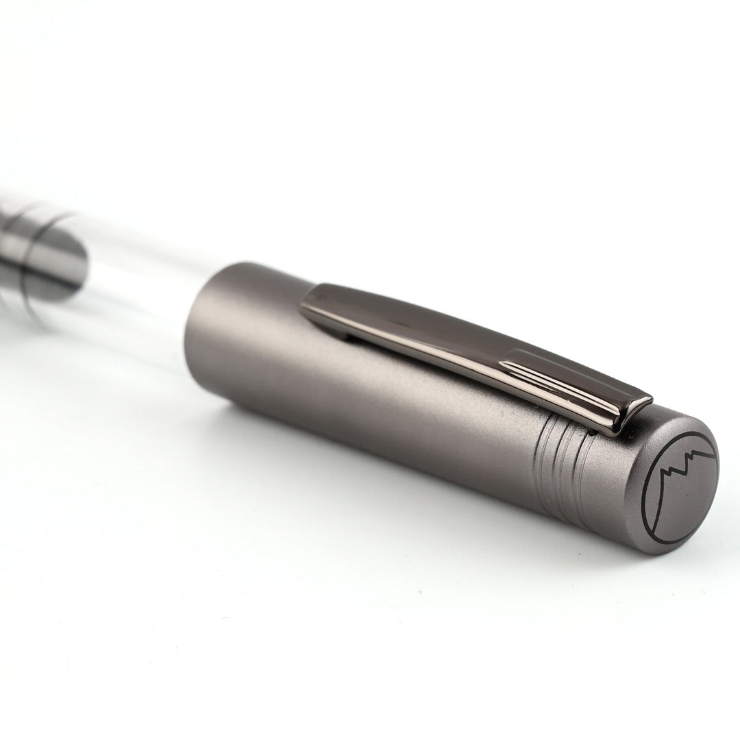 Monteverde MP1 Fountain Pen - Coal Grey PVD - Aarcaai