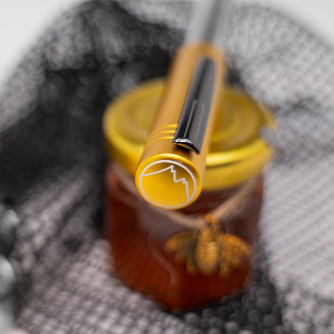 Monteverde MP1 Fountain Pen - Honey Yellow PVD - Aarcaai