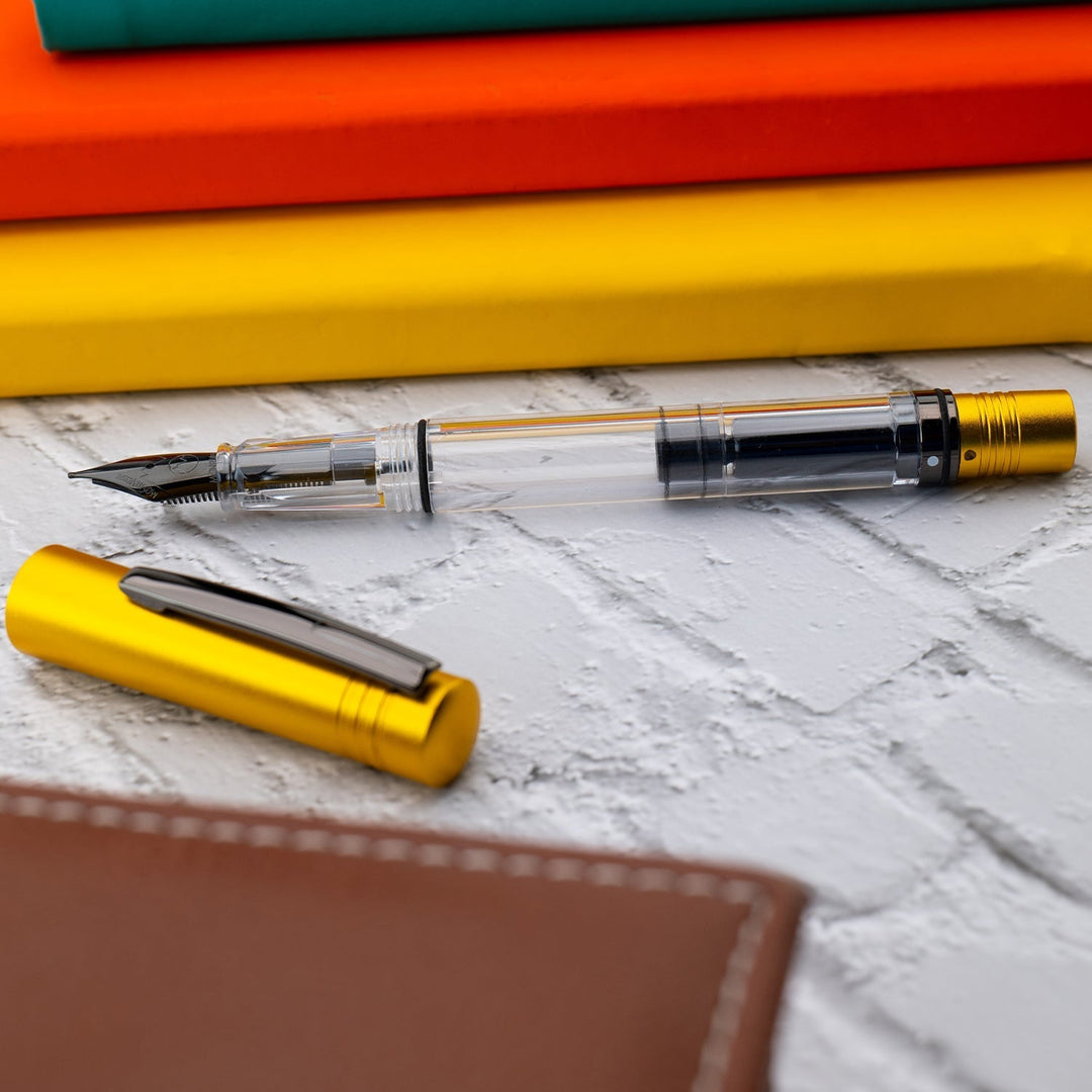 Monteverde MP1 Fountain Pen - Honey Yellow PVD - Aarcaai