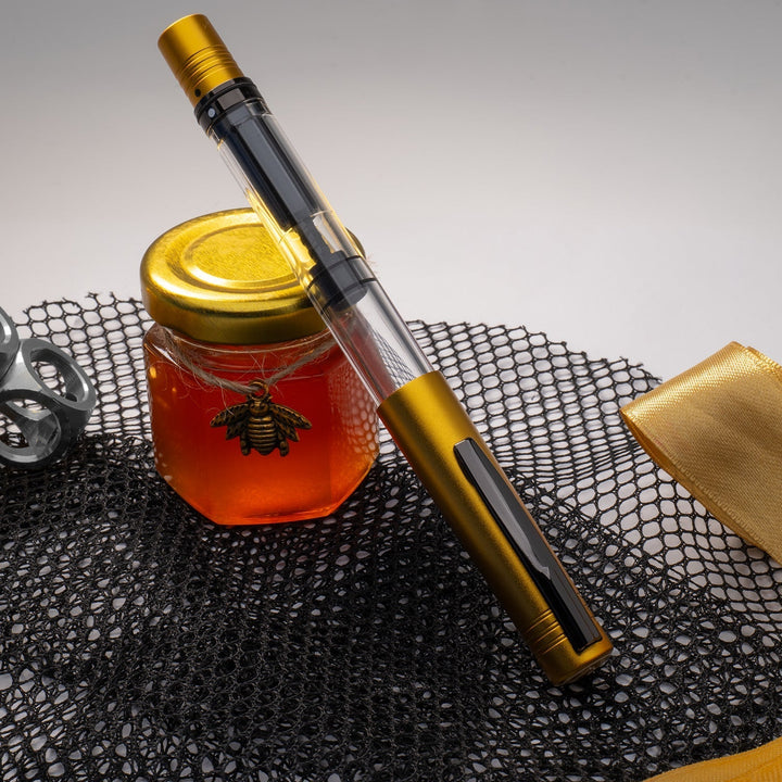 Monteverde MP1 Fountain Pen - Honey Yellow PVD - Aarcaai