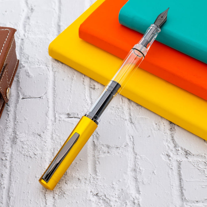 Monteverde MP1 Fountain Pen - Honey Yellow PVD - Aarcaai