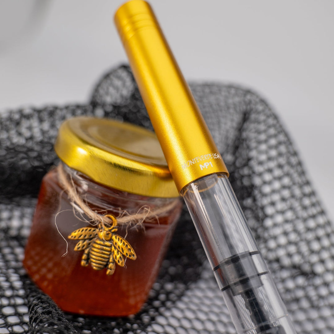 Monteverde MP1 Fountain Pen - Honey Yellow PVD - Aarcaai