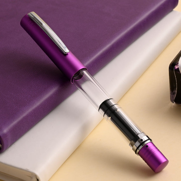 Monteverde MP1 Fountain Pen - Purple Frost CT - Aarcaai